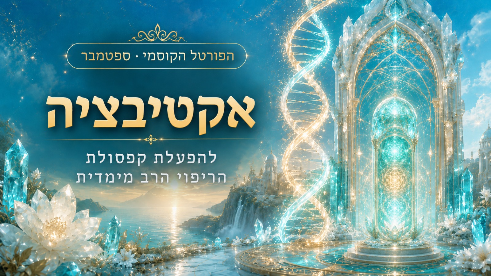 אקטיבציה להפעלת קפסולת הריפוי הרב מימדית